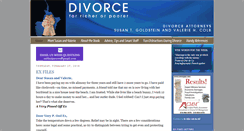 Desktop Screenshot of divorceforricherorpoorer.com